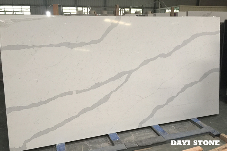 Calacatta Nuvo Quartz Stone Slab - Dayi Stone